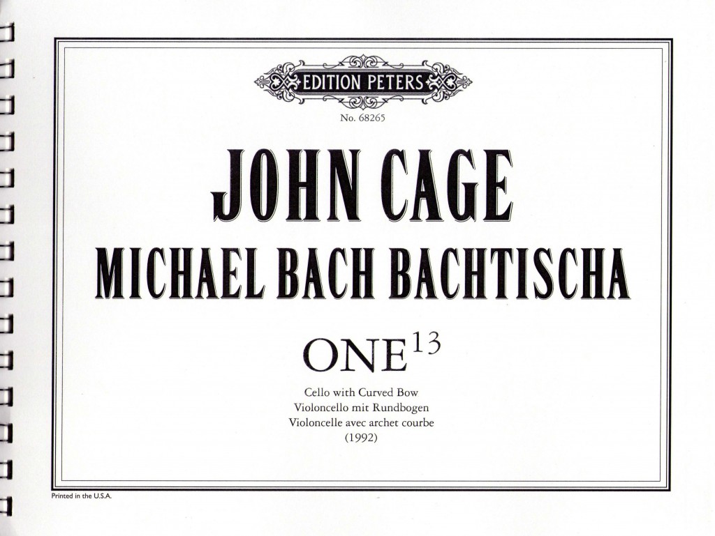 12  Cage MBB ONE13 Titelseite -