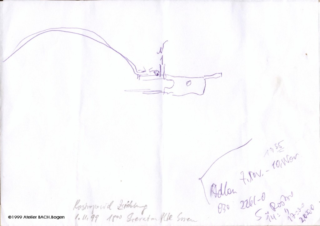 25  Rostro Skizze Essen 1999 -