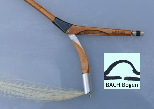 Curved Bow for Violin | BACH.Bogen n°22 Ex Borer - Image 4