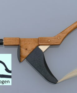 Alternative view of Curved Bow for Bass - German Style | BACH.Bogen