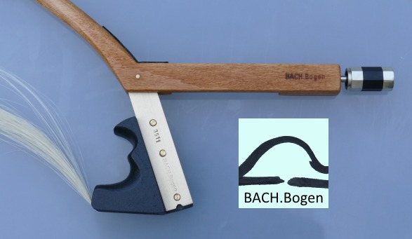 Curved Bow for Bass - French Style | BACH.Bogen - Image 2